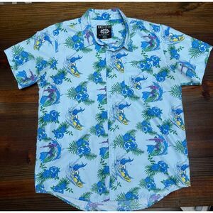 DC Comics Batman & The Joker Surfing Woven Button-Up - BoxLunch Exclusive Size
